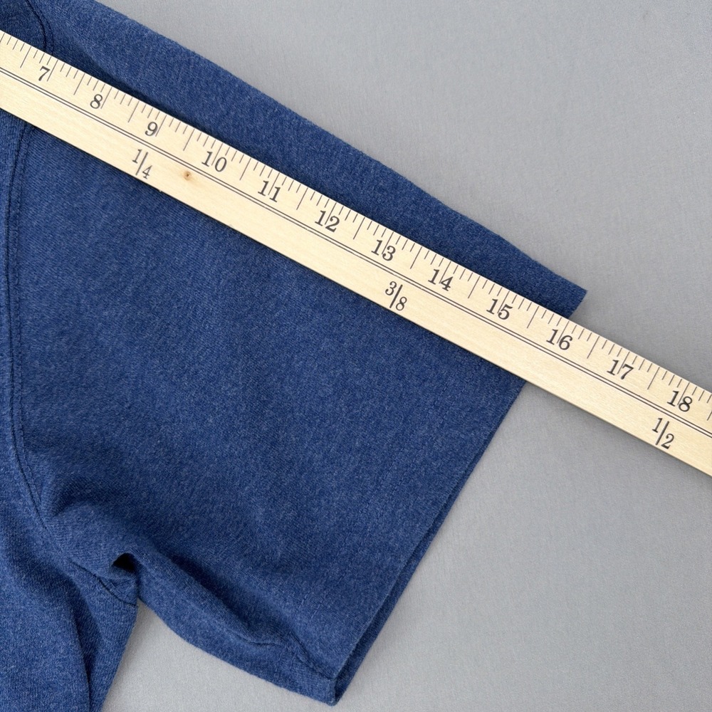 Carhartt Pocket T Shirt Mens Medium Blue Loose Fit Workwear Heavyweight - Picture 8 of 9